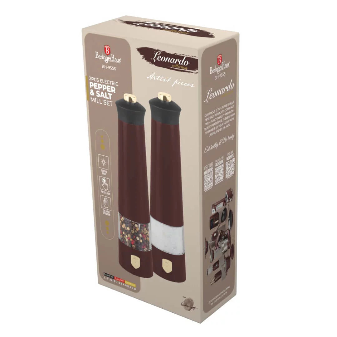 Berlinger Haus Elektrický mlýnek na sůl a pepř Leonardo