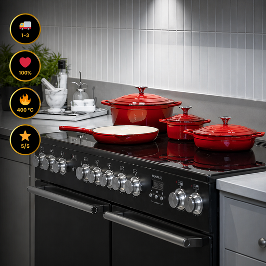 Sada litinových hrnců CS Solingen – 7 dílů