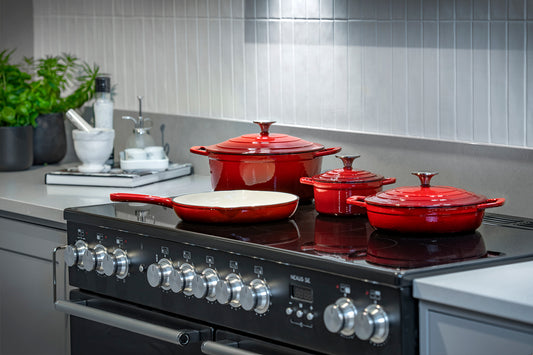 Cs Solingen Xanten litinový hrnec červený - 26 cm | Litinový hrnec