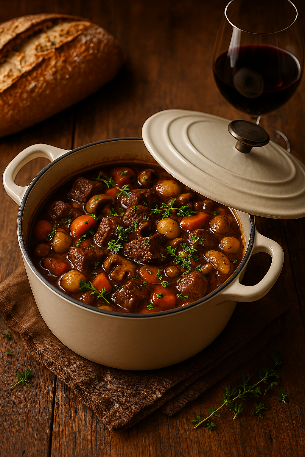 Beef Bourguignon: The Classic Slow-Cooked French Stew in Your Iron-pots