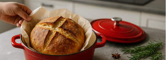 Rustic Cast-Iron Bread: Simple, Artisan, Oven-Baked Perfection
