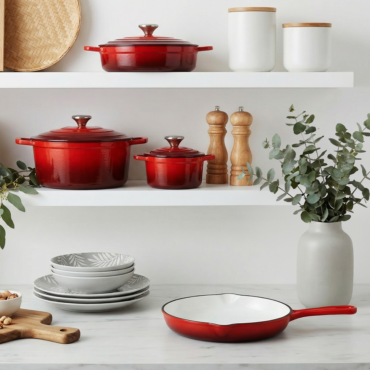 Sada litinových hrnců CS Solingen – 7 dílů