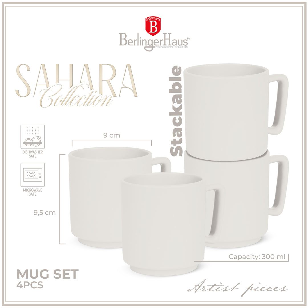 Berlinger Haus Sahara – Sada 4 hrnků