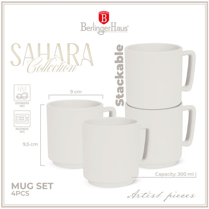 Berlinger Haus Sahara – Sada 4 hrnků