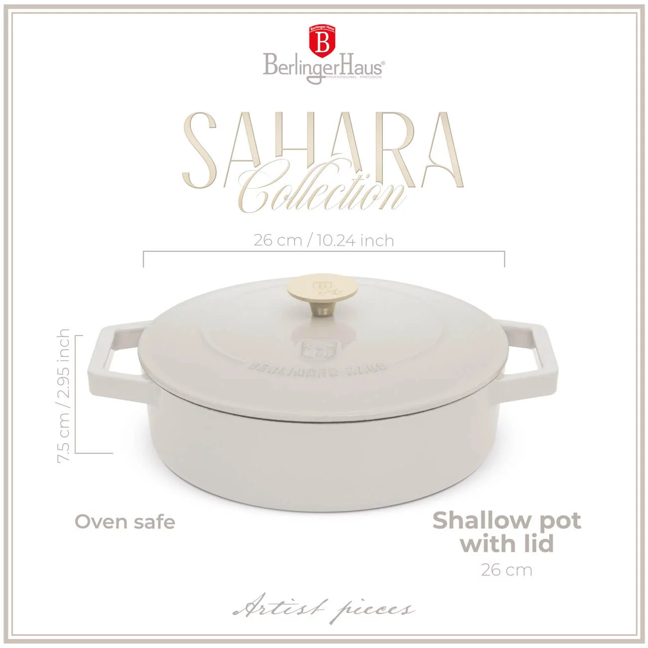 Berlinger Haus Litinový Hrnec 2,57 L Sahara