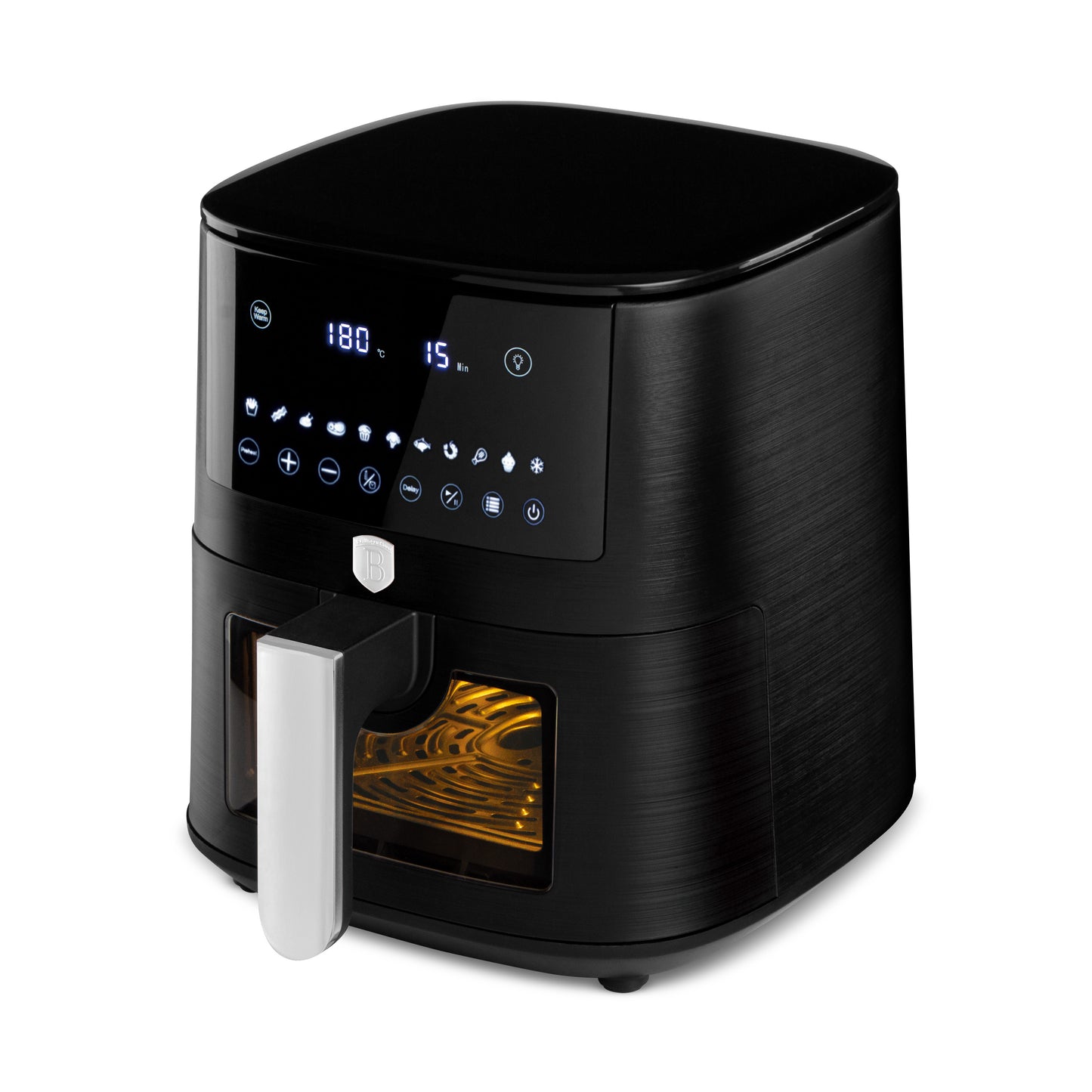 Digitální fritéza na vzduch černá XXXL – 8L