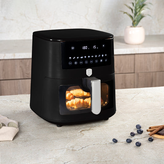 Digitální fritéza na vzduch černá XXXL – 8L