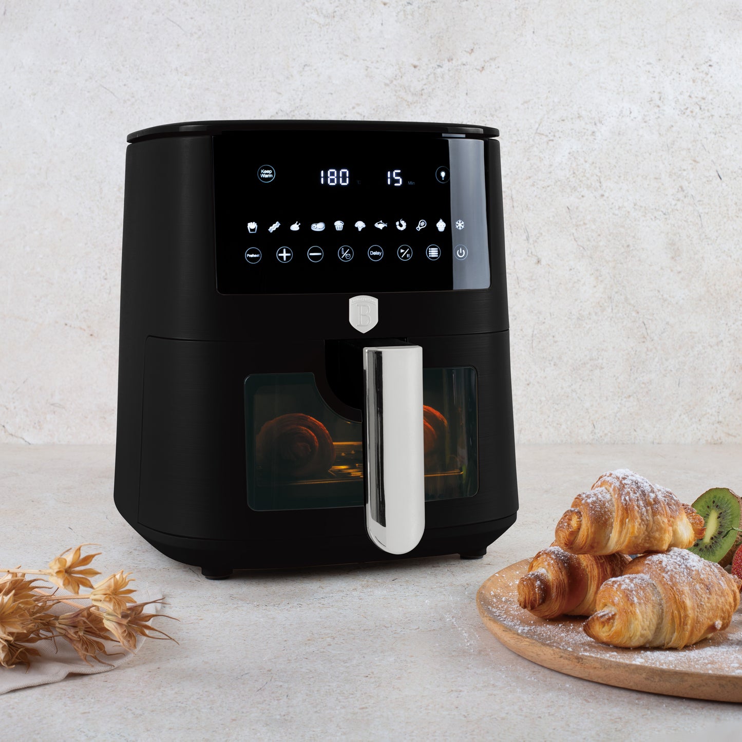 Digitální fritéza na vzduch černá XXXL – 8L