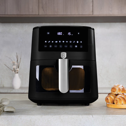 Digitální fritéza na vzduch černá XXXL – 8L