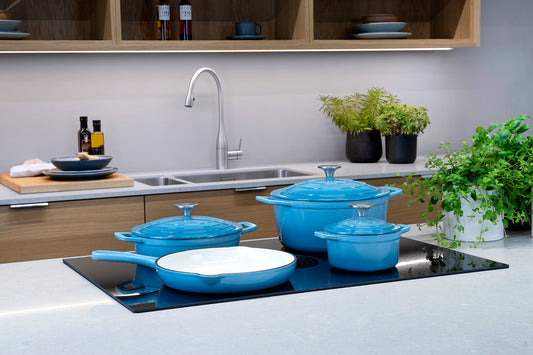 Cs Solingen Xanten litinový hrnec modrý - 26 cm | litinový hrnec