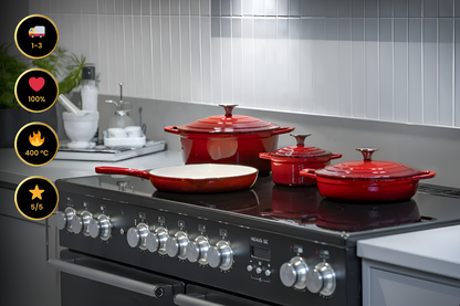 Sada litinových hrnců CS Solingen – 7 dílů