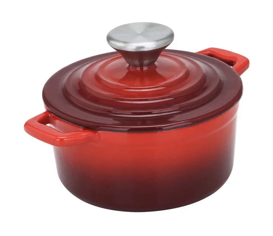 Cs Solingen litinový hrnec červený - 14 cm