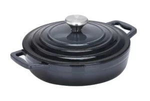 CS Solingen Cast Iron Pot black - 22 cm